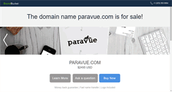 Desktop Screenshot of paravue.com