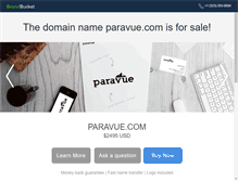 Tablet Screenshot of paravue.com